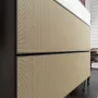 Hansgrohe Xevolos E 2 fiókos mosdószekrény 58x47,5 cm, matt palaszürke / texturált bronz 54177390
