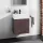 Hansgrohe Xevolos E 2 fiókos mosdószekrény 58x47,5 cm, matt palaszürke / sötét tölgy 54177730