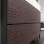 Hansgrohe Xevolos E 2 fiókos mosdószekrény 58x47,5 cm, matt palaszürke / sötét tölgy 54177730