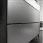 Hansgrohe Xevolos E 2 fiókos mosdószekrény 58x47,5 cm, matt palaszürke / metál palaszürke 54177770
