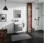 Hansgrohe Xevolos E 2 fiókos mosdószekrény 58x47,5 cm, matt palaszürke / metál palaszürke 54177770