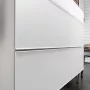 Hansgrohe Xevolos E 2 fiókos mosdószekrény 78x47,5 cm, matt fehér / metálfehér 54178320