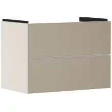   Hansgrohe Xevolos E 2 fiókos mosdószekrény 78x47,5 cm, matt homok / texturált bronz 54179390