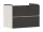 Hansgrohe Xevolos E 2 fiókos mosdószekrény 78x47,5 cm, matt homok / textil sötétszürke 54179660