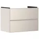 Hansgrohe Xevolos E 2 fiókos mosdószekrény 78x47,5 cm, matt homok / metál homok 54179790