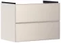 Hansgrohe Xevolos E 2 fiókos mosdószekrény 78x47,5 cm, matt homok / metál homok 54179790