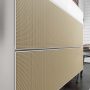 Hansgrohe Xevolos E 2 fiókos mosdószekrény 98x47,5 cm, matt fehér / texturált bronz 54181390