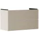 Hansgrohe Xevolos E 2 fiókos mosdószekrény 98x47,5 cm, matt homok / texturált bronz 54182390