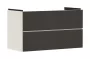 Hansgrohe Xevolos E 2 fiókos mosdószekrény 98x47,5 cm, matt homok / textil sötétszürke 54182660