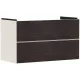 Hansgrohe Xevolos E 2 fiókos mosdószekrény 98x47,5 cm, matt homok / sötét tölgy 54182730