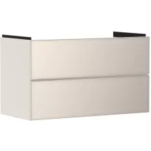   Hansgrohe Xevolos E 2 fiókos mosdószekrény 98x47,5 cm, matt homok / metál homok 54182790
