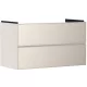 Hansgrohe Xevolos E 2 fiókos mosdószekrény 98x47,5 cm, matt homok / metál homok 54182790