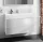 Hansgrohe Xevolos E 2 fiókos mosdószekrény 118x47,5 cm, matt fehér / metálfehér 54184320