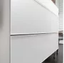 Hansgrohe Xevolos E 2 fiókos mosdószekrény 118x47,5 cm, matt fehér / metálfehér 54184320