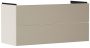 Hansgrohe Xevolos E 2 fiókos mosdószekrény 118x47,5 cm, matt homok / texturált bronz 54185390