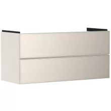   Hansgrohe Xevolos E 2 fiókos mosdószekrény 118x47,5 cm, matt homok / metál homok 54185790