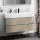 Hansgrohe Xevolos E 2 fiókos mosdószekrény 118x47,5 cm, matt palaszürke / texturált bronz 54186390