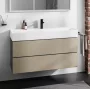 Hansgrohe Xevolos E 2 fiókos mosdószekrény 118x47,5 cm, matt palaszürke / texturált bronz 54186390