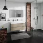 Hansgrohe Xevolos E 2 fiókos mosdószekrény 118x47,5 cm, matt palaszürke / texturált bronz 54186390