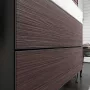 Hansgrohe Xevolos E 2 fiókos mosdószekrény 118x47,5 cm, matt palaszürke / sötét tölgy 54186730