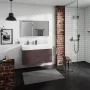 Hansgrohe Xevolos E 2 fiókos mosdószekrény 118x47,5 cm, matt palaszürke / sötét tölgy 54186730