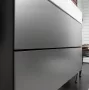 Hansgrohe Xevolos E 2 fiókos mosdószekrény 118x47,5 cm, matt palaszürke / metál palaszürke 54186770
