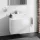 Hansgrohe Xevolos E 2 fiókos mosdószekrény középkivágású pultlaphoz 780x550 mm, matt fehér/metálfehér 54187320