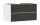 Hansgrohe Xevolos E 2 fiókos mosdószekrény ráültetett mosdótálakhoz 980x550 mm, matt fehér/textil sötétszürke 54190660