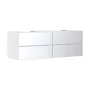 Hansgrohe Xevolos E 4 fiókos mosdószekrény 1570x550 mm, matt fehér/metálfehér 54199320