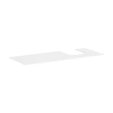   Hansgrohe Xevolos E 1370/550 pultlap jobb oldali kivágással ráültetett mosdótálakhoz, matt fehér 54206700