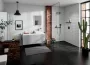Hansgrohe Xevolos E 1370/550 pultlap jobb oldali kivágással ráültetett mosdótálakhoz, matt fehér 54206700