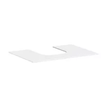   Hansgrohe Xevolos E 780/550 pultlap középkivágással ráültetett mosdótálakhoz, matt fehér 54208700