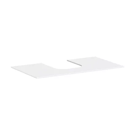 Hansgrohe Xevolos E 980/550 pultlap középkivágással ráültetett mosdótálakhoz, matt fehér 54209700