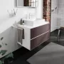 Hansgrohe Xevolos E 980/550 pultlap középkivágással ráültetett mosdótálakhoz, matt fehér 54209700