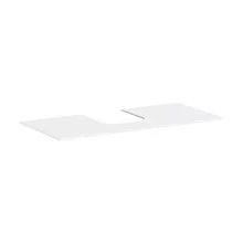   Hansgrohe Xevolos E 1180/550 pultlap középkivágással ráültetett mosdótálakhoz, matt fehér 54210700