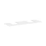 Hansgrohe Xevolos E 1570/550 pultlap dupla kivágással ráültetett mosdótálakhoz, matt fehér HG-54211700