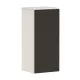 Hansgrohe Xevolos E középmagas szekrény 405x360 mm baloldali ajtópánt, matt homok/textil sötétszürke 54213660