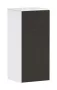 Hansgrohe Xevolos E Középmagas szekrény 405x360 mm jobboldali ajtópánt, matt fehér/textil sötétszürke 54215660