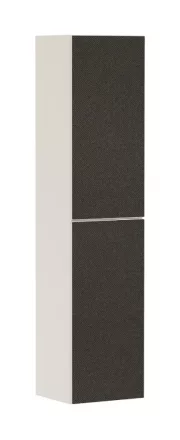 Hansgrohe Xevolos E magas szekrény 176x40x36 cm baloldali ajtópánt, matt homok/textil sötétszürke 54219660
