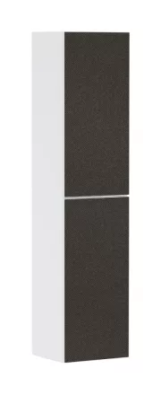 Hansgrohe Xevolos E magas szekrény 176x40x36 cm jobboldali ajtópánt, matt fehér/textil sötétszürke 54221660
