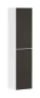 Hansgrohe Xevolos E magas szekrény 176x40x36 cm jobboldali ajtópánt, matt fehér/textil sötétszürke 54221660
