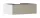 Hansgrohe Xevolos E 1 fiókos mosdószekrény 780x550 mm, matt fehér/texturált bronz 54310390