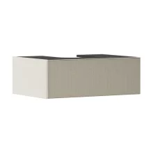   Hansgrohe Xevolos E 1 fiókos mosdószekrény 780x550 mm, matt homok/texturált bronz 54311390