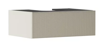 Hansgrohe Xevolos E 1 fiókos mosdószekrény 780x550 mm, matt homok/texturált bronz 54311390