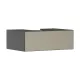 Hansgrohe Xevolos E 1 fiókos mosdószekrény 780x550 mm, matt palaszürke/texturált bronz 54312390