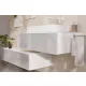 Hansgrohe Xevolos E 1 fiókos mosdószekrény 980x550 mm, matt fehér/metálfehér 54313320