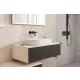 Hansgrohe Xevolos E 1 fiókos mosdószekrény 980x550 mm, matt homok/textil sötétszürke 54314660