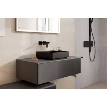   Hansgrohe Xevolos E 1 fiókos mosdószekrény 980x550 mm, matt palaszürke/metál palaszürke 54315770