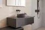 Hansgrohe Xevolos E 1 fiókos mosdószekrény 980x550 mm, matt palaszürke/metál palaszürke 54315770