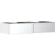 Hansgrohe Xevolos E 2 fiókos mosdószekrény 1370x550 mm, matt fehér/metálfehér 54316320